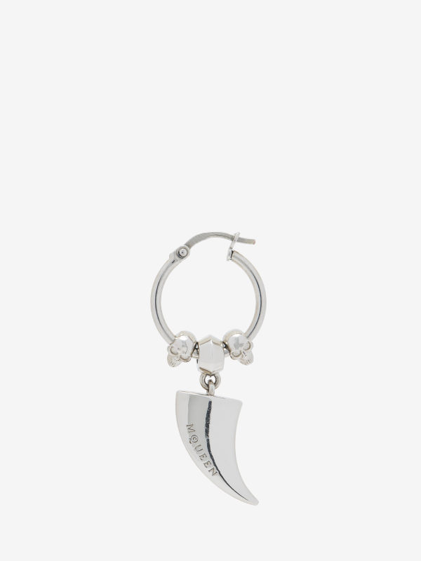 ALEXANDER MCQUEEN - Tiger Claw Hoop Earring - Item 805723J161N0926